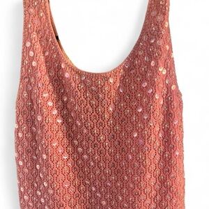 Sequin Embellished Pink Top